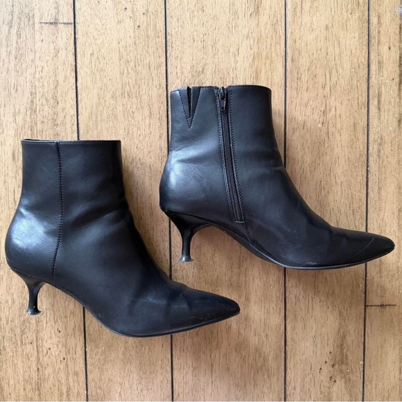 Rachel Zoe Black Heeled Boots - Picture 3 of 6